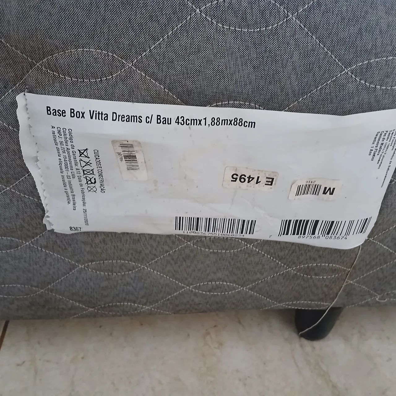 Cama box  com bau solteiro contato *  - Foto 3