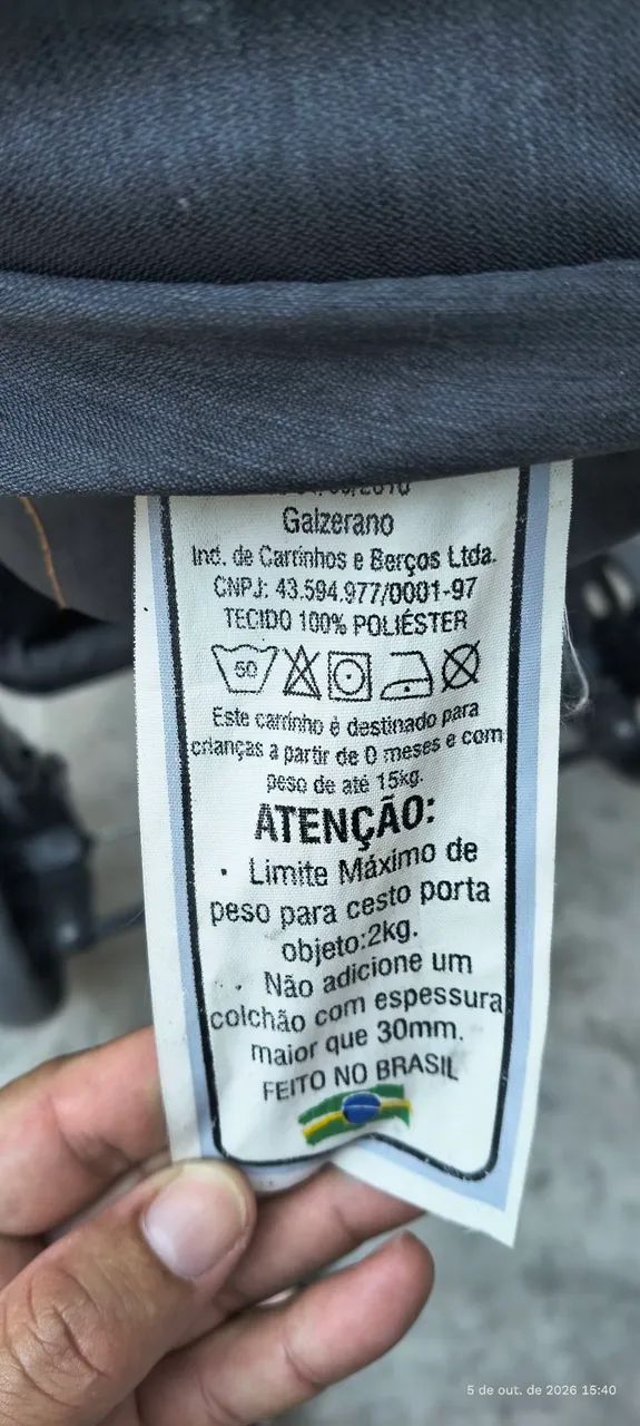 Carrinho de bebê Galzerano  - Foto 2