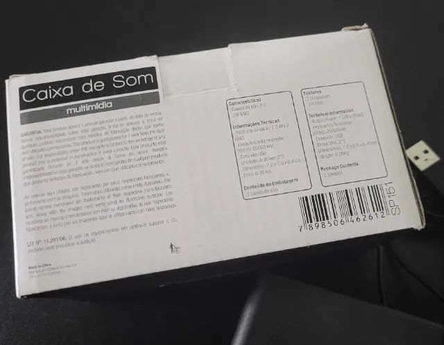 Caixinha de Som USB Multilaser SP151 (Computador ou Notebook) - Foto 5