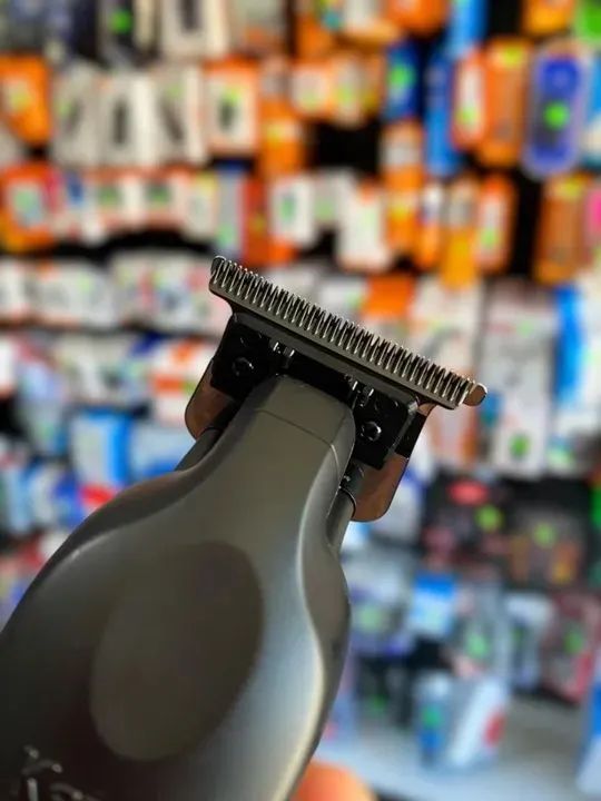 Máquina De Acabamento Kemei KM-2299 Profissional Black Original - Foto 2