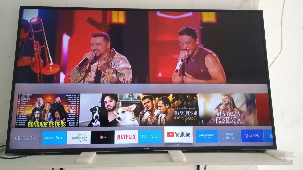 Tv Samsung 60 polegadas smart 4k tv plus  - Foto 4