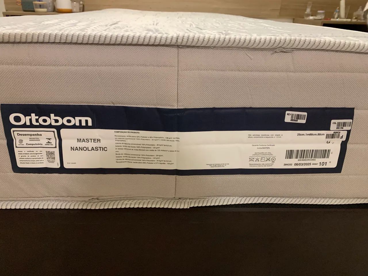 Cama Box Solteiro Ortobom Master Nanolastic - Excelente Estado! - Foto 3