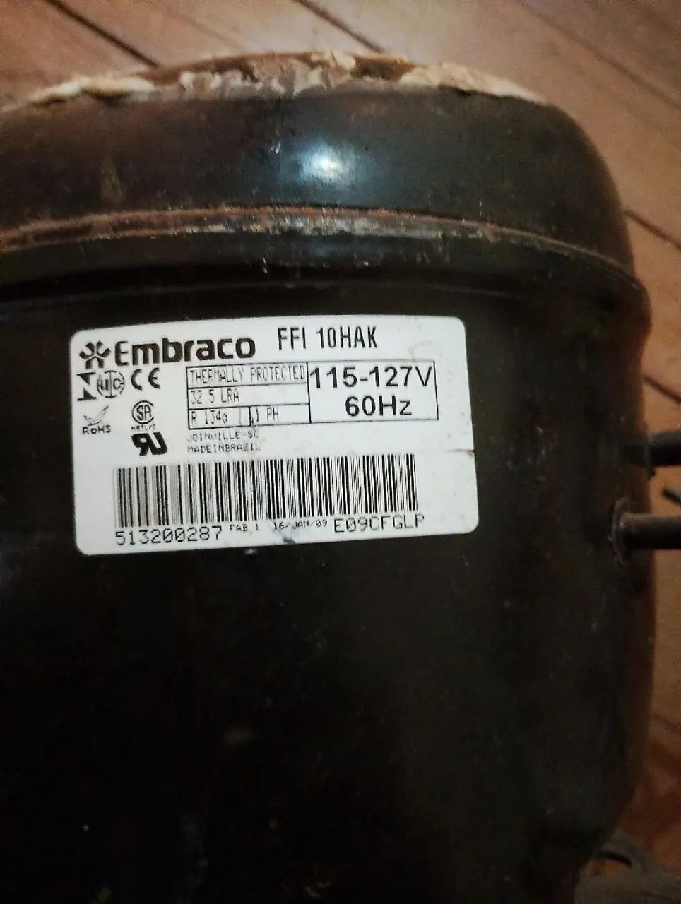 Compressor Embraco p geladeira/freezer 