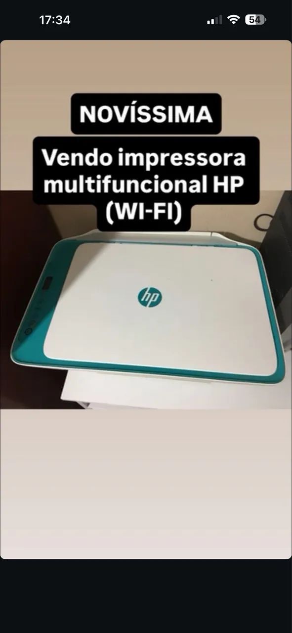 Impressora Multifuncional HP Wi-Fi