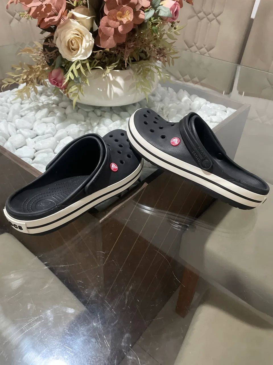 Crocs Preta Tamanho 40 Original - Foto 2