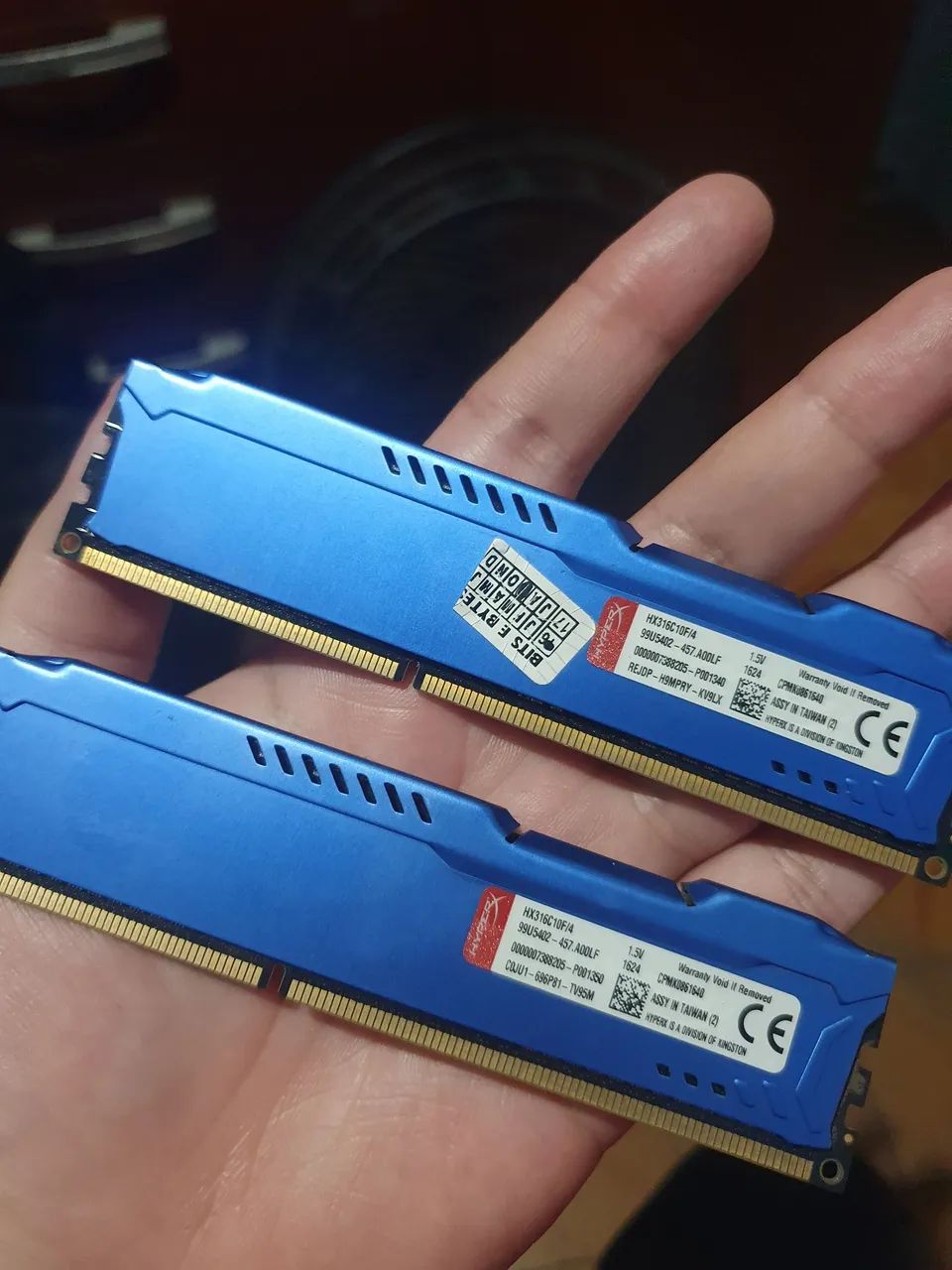 2x 4gb hyper X fury ddr3 - Foto 2