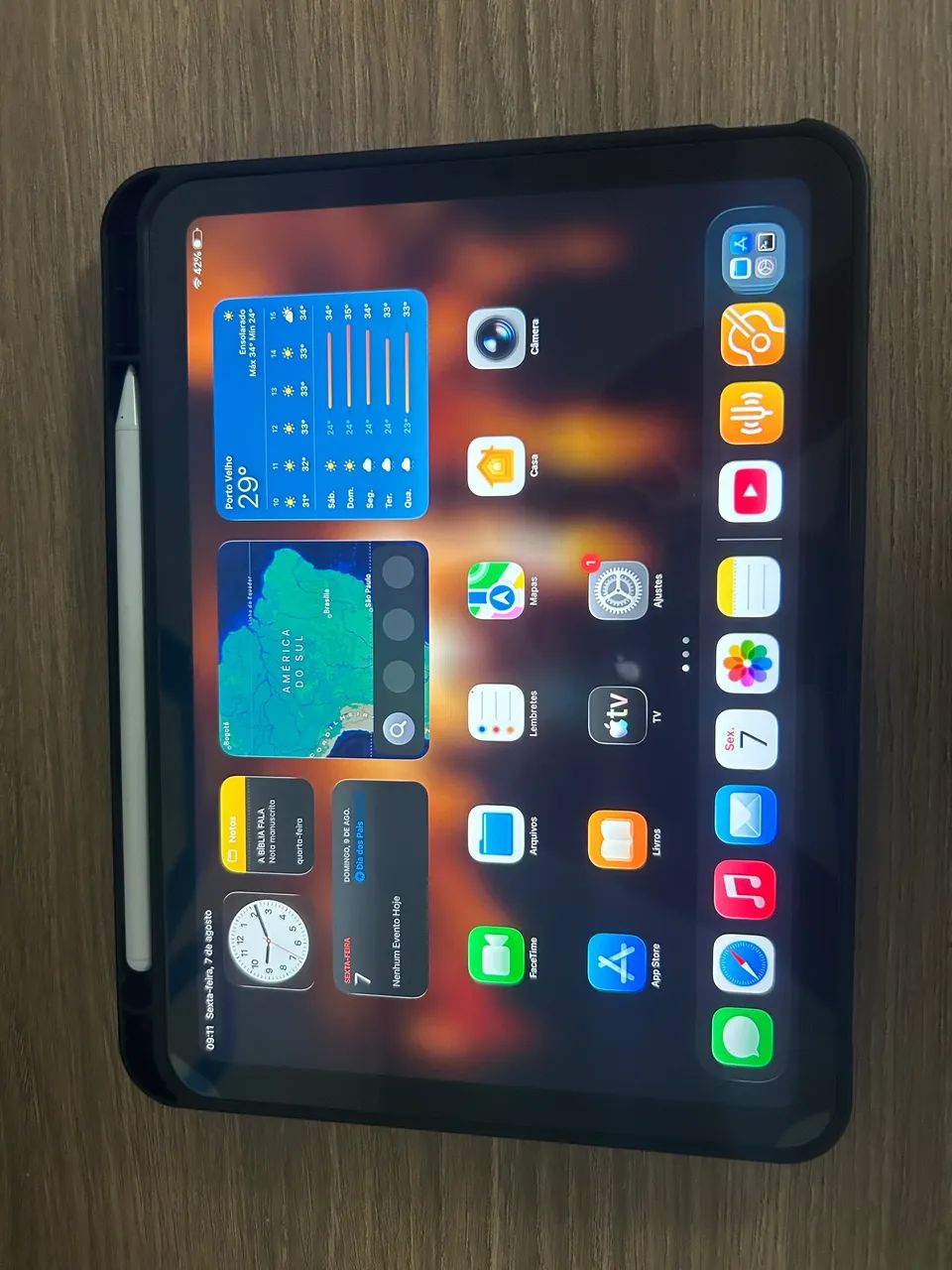 iPad 10 64gb com caneta