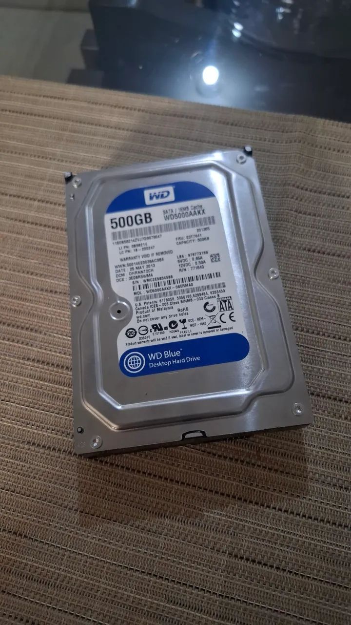 HD 500gb WD BLUE