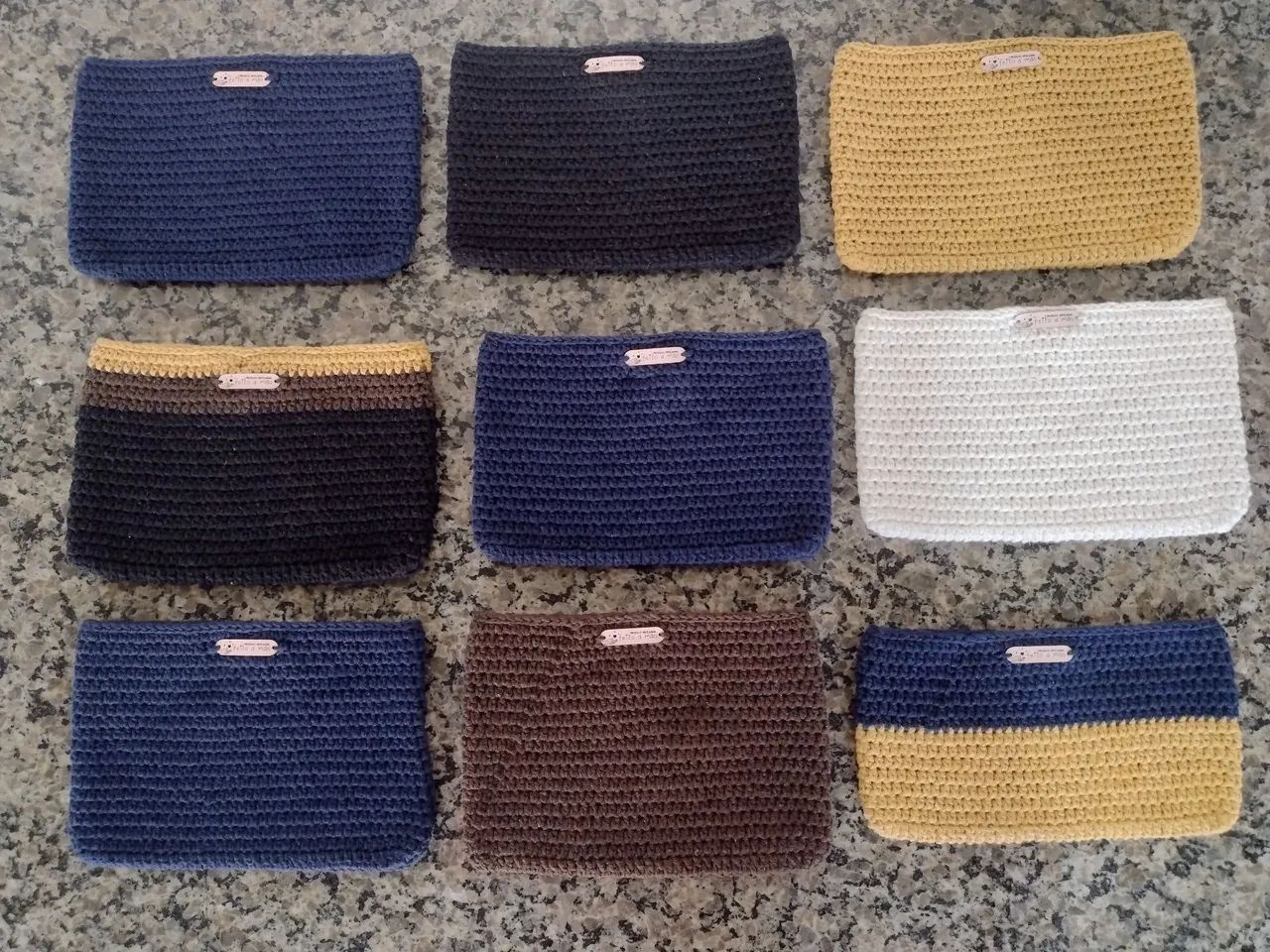 Nescesserie de crochê a unidade 