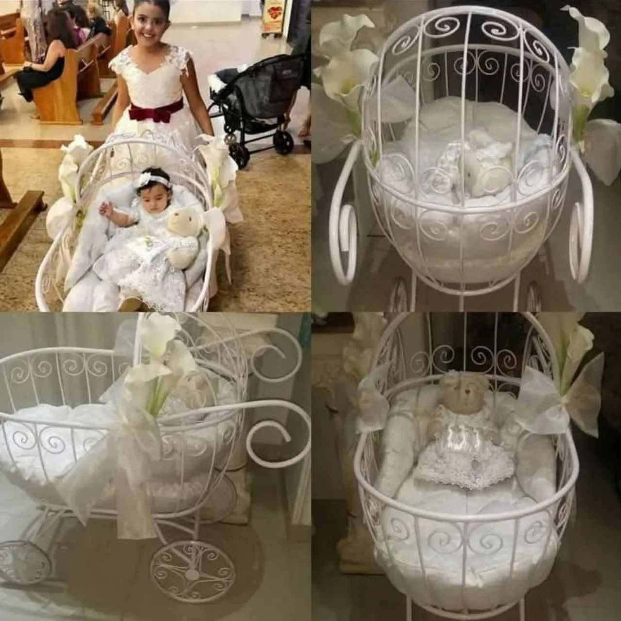 Carrinho de bebê Retrô para eventos 