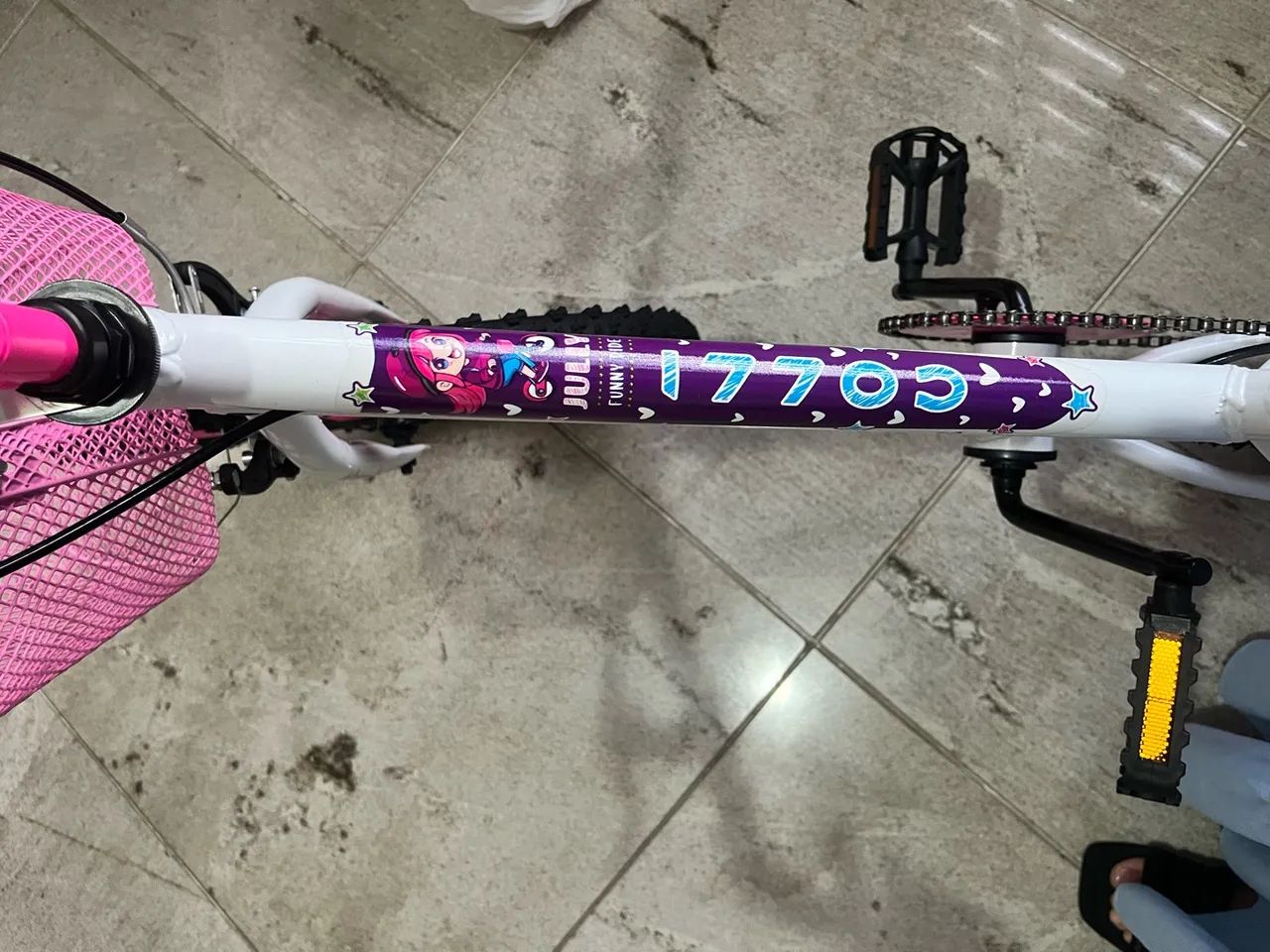 Bicicleta Julli colli aro 20 com cestinha  - Foto 2