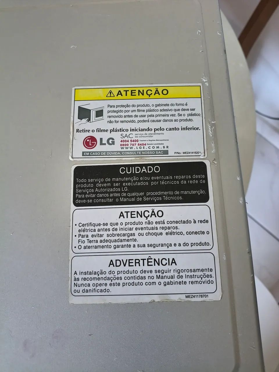 Microondas LG MH7049C 127V 30 Litros - Foto 4