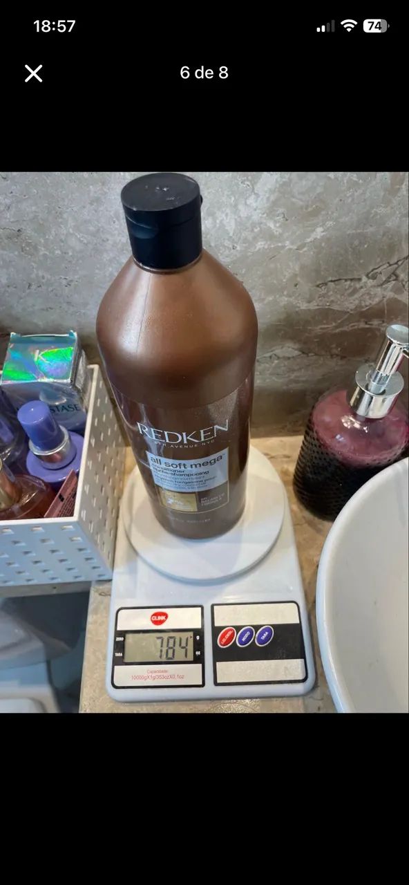 Kit redken all soft mega shampoo máscara condicionador 1 litro Kérastase