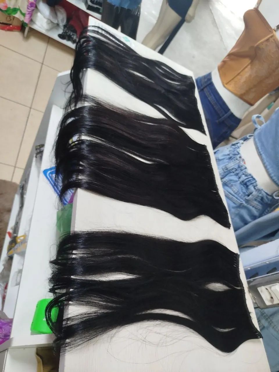 Vende 3 telas de cabelo humano  - Foto 2