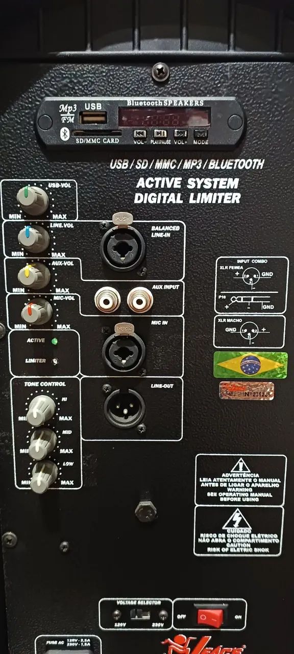 Caixa de som LEACS PA 1500 Plus - 250W - Foto 5