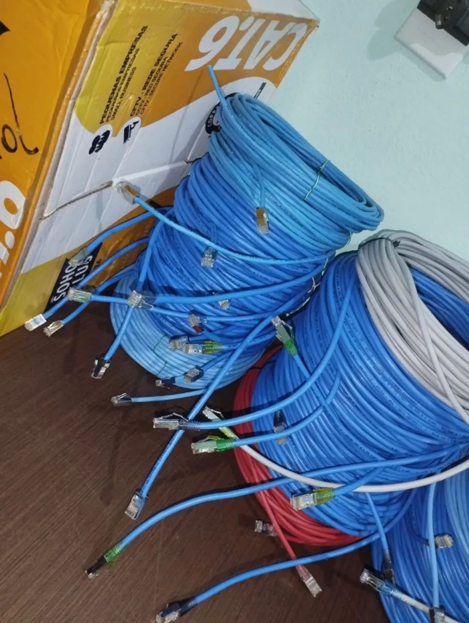 Cabo de Internet com Conector Blindado Alta Velocidade - Metragem Sob Medida - Foto 2