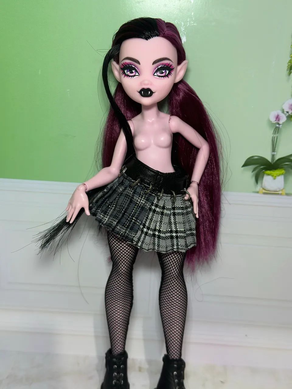 Boneca Draculaura Custom g3 monster high vampira - Foto 2