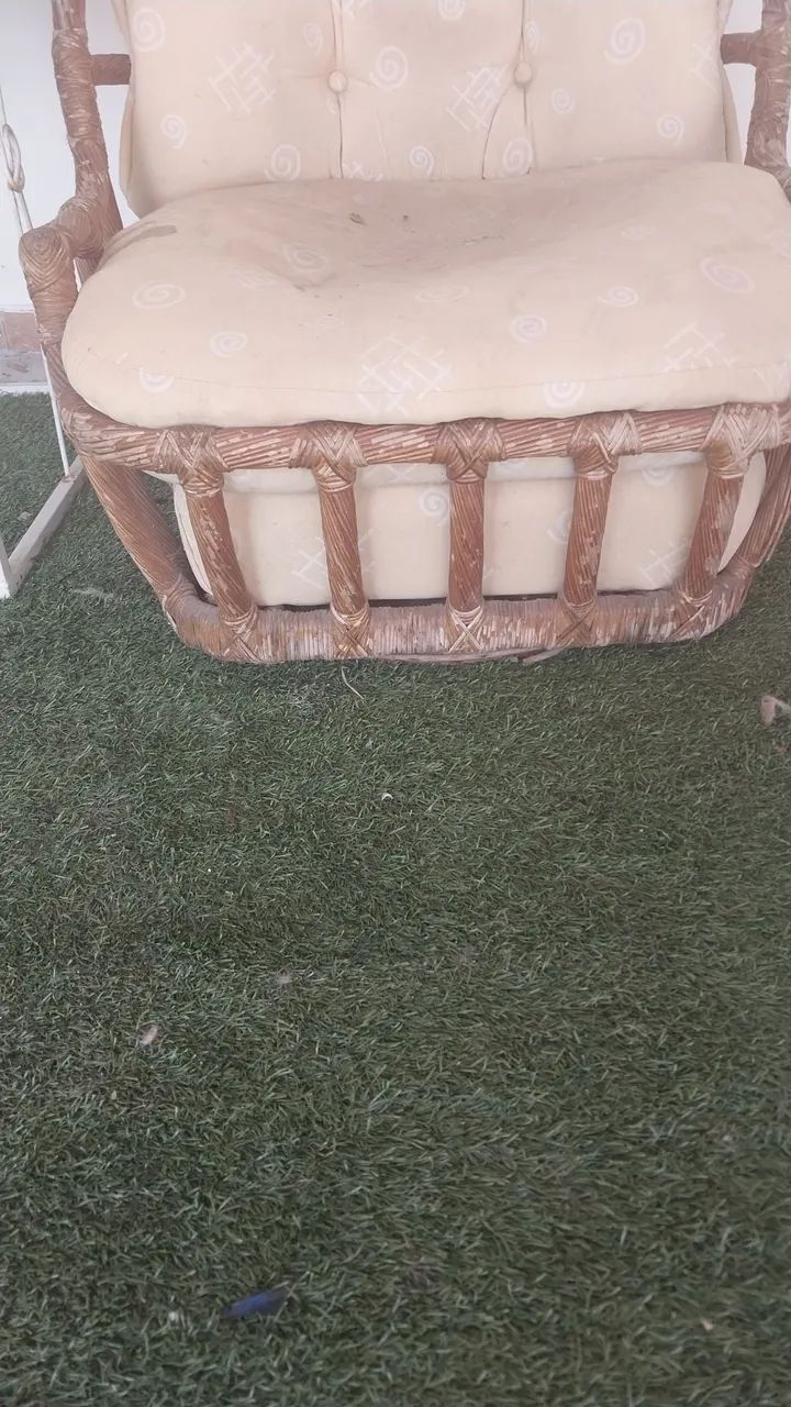 Poltrona vime com almofadas  - Foto 2