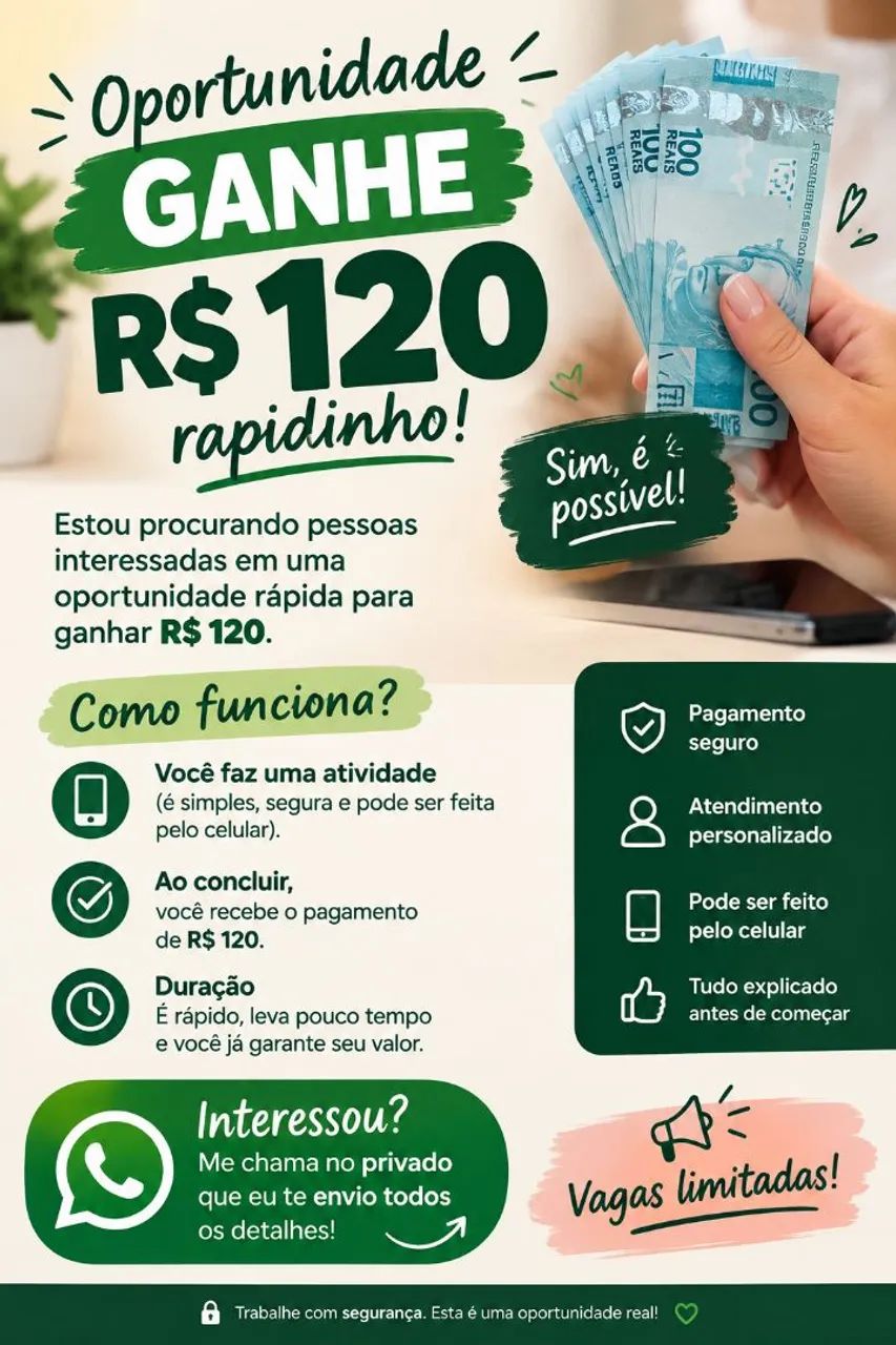 Ganhe 120$