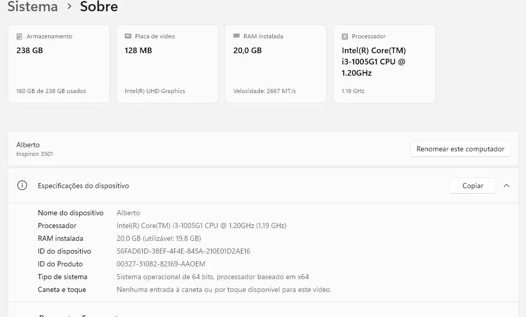 Notebook Dell Inspiron 3501  - Foto 2