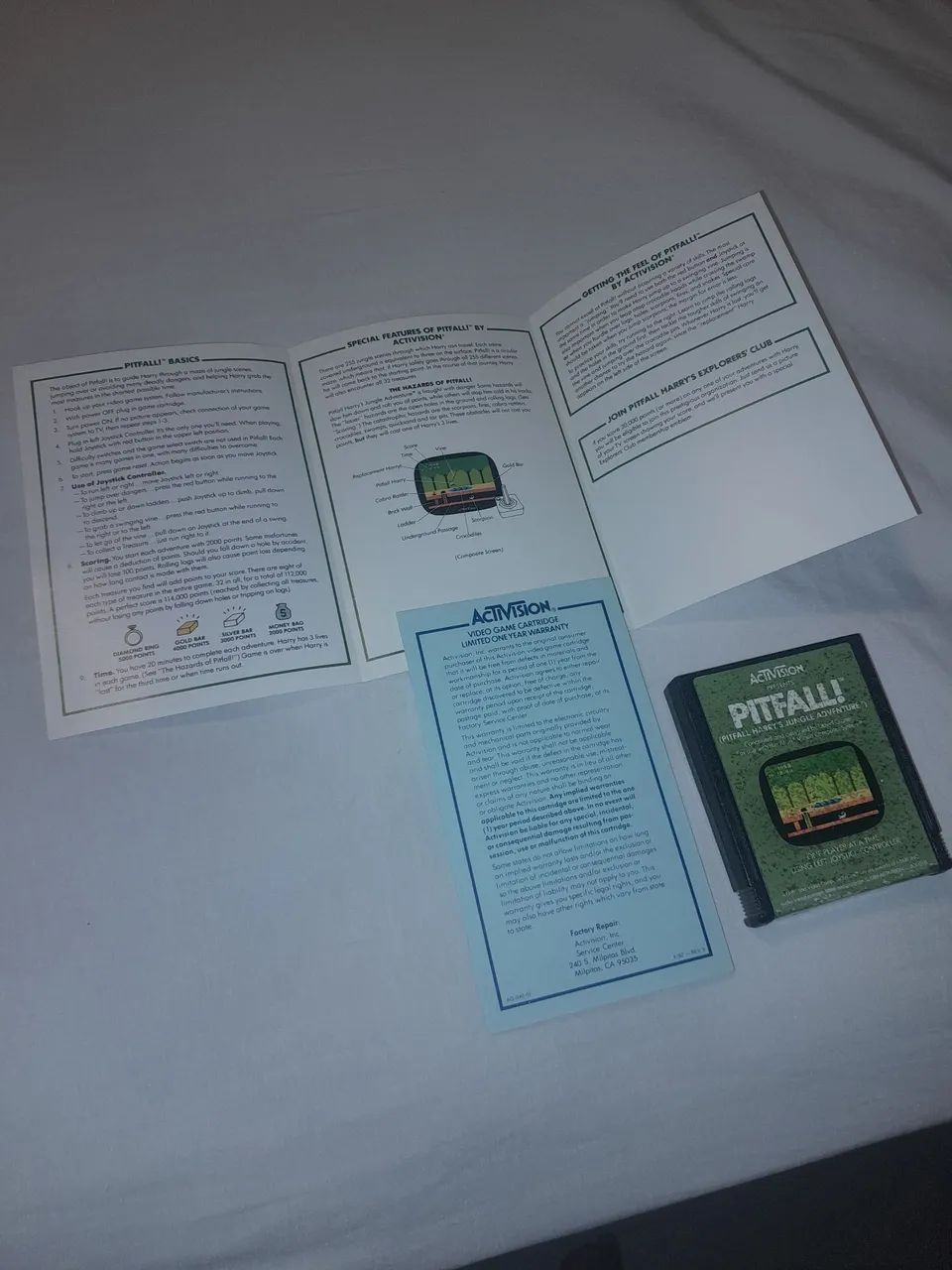 Pitfall Atari 2600 Raridade com manual  - Foto 4