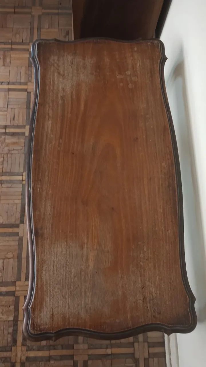 Mesinha de Centro Retangular Estilo Luís XV - Foto 3