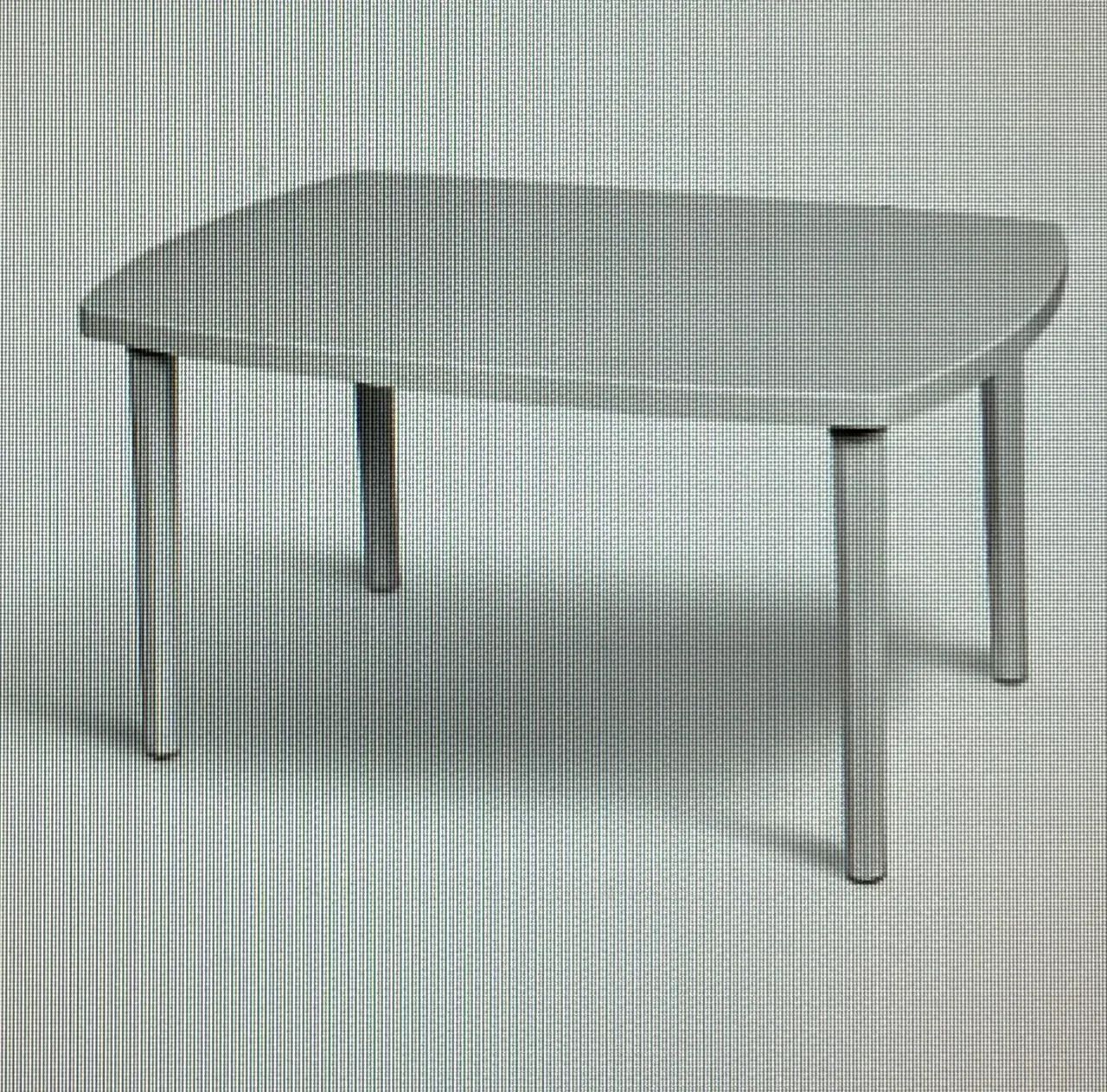 Mesa Plástica Grande Retangular Desmontável Branca - Foto 3