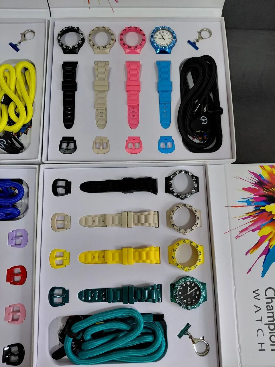 Relógio Champion Troca Pulseiras ( Kit 4 cores )  - Foto 5