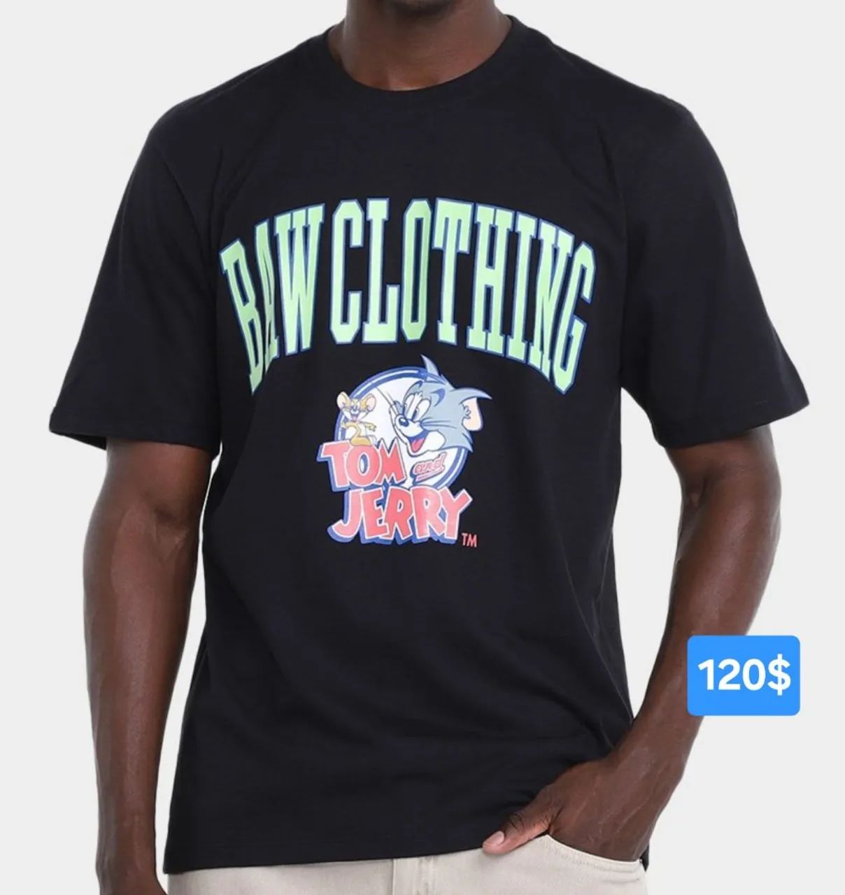 Camisa oversized da Baw Tom & Jerry G original 