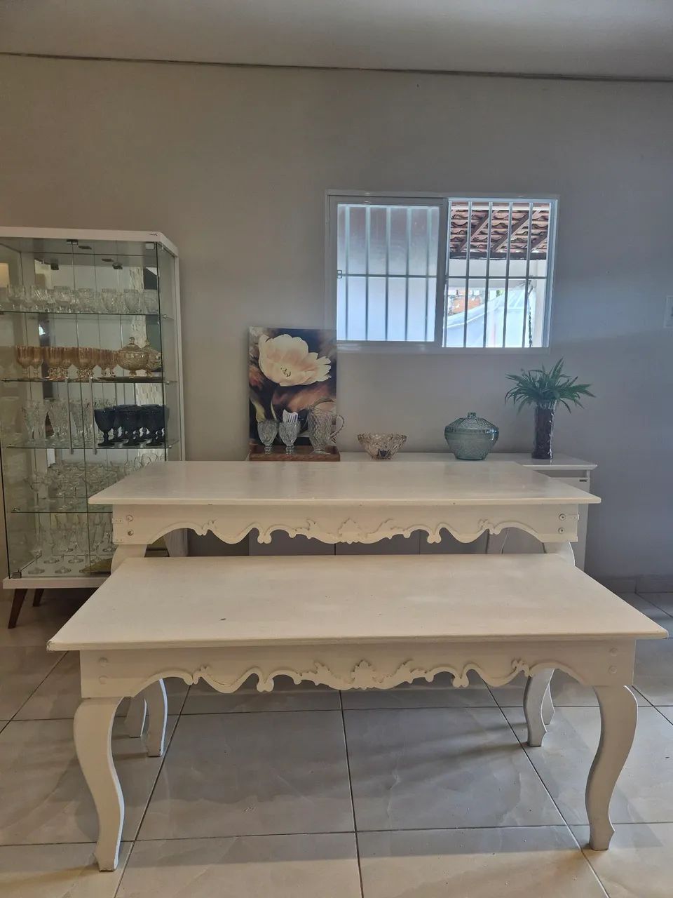 Mesa provençal branca  - Foto 2