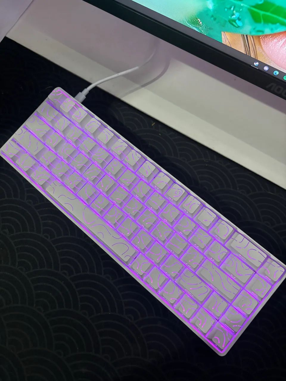 TECLADO MECÂNICO SWIFT MINT - Foto 4