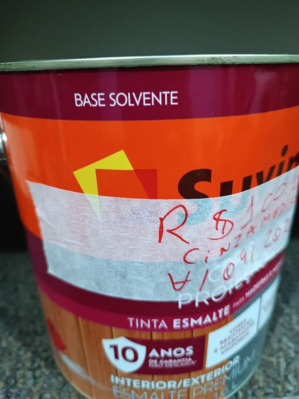 Tinta Esmalte Suvinil Premium Cinza Medio - Foto 3