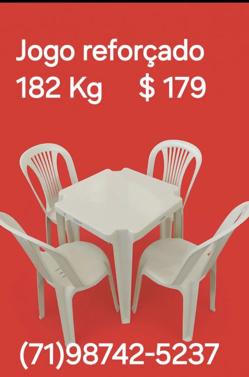 CADEIRAS E MESAS PLÁSTICAS LINHA PREMIUM - Foto 4