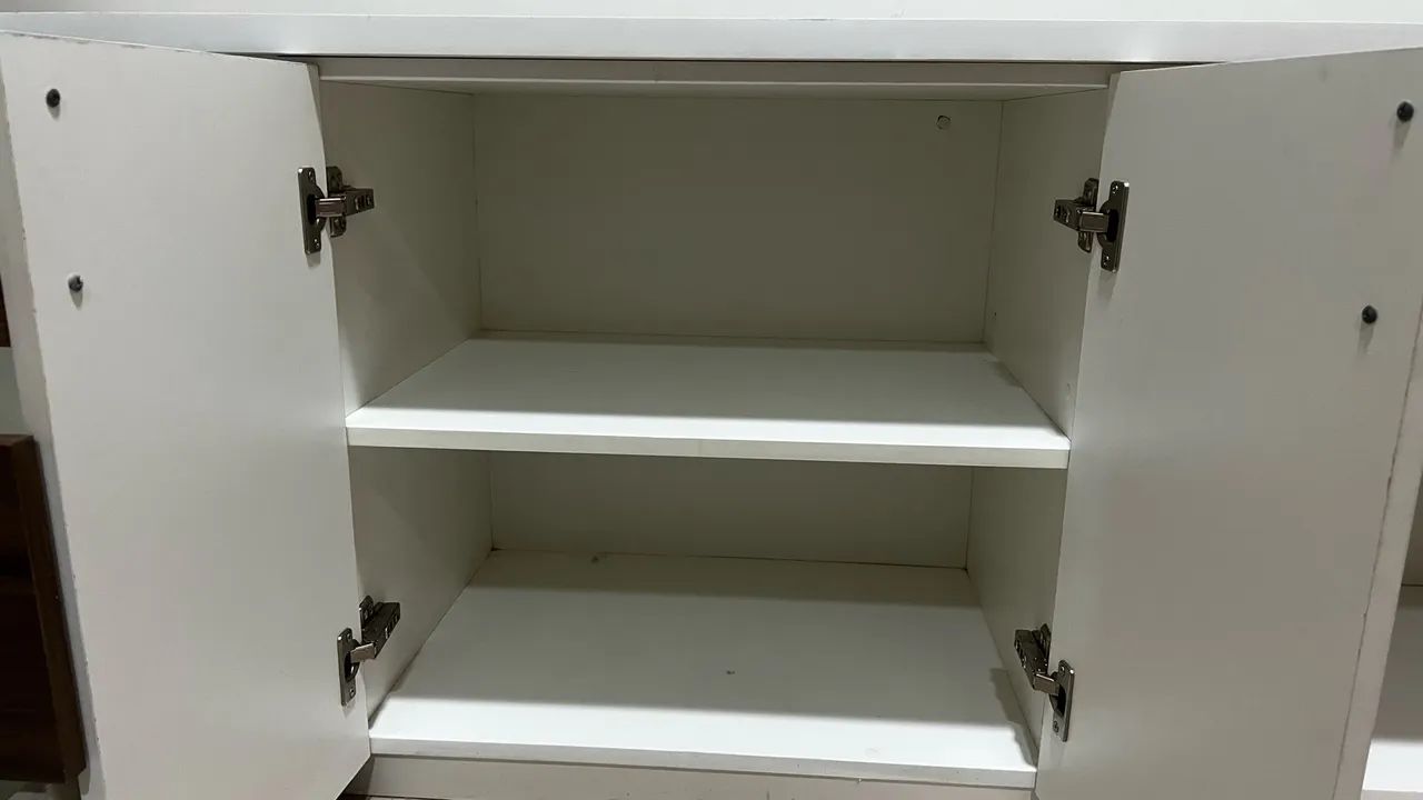 Móvel baixo com gavetas e armário 100% MDF - Foto 5