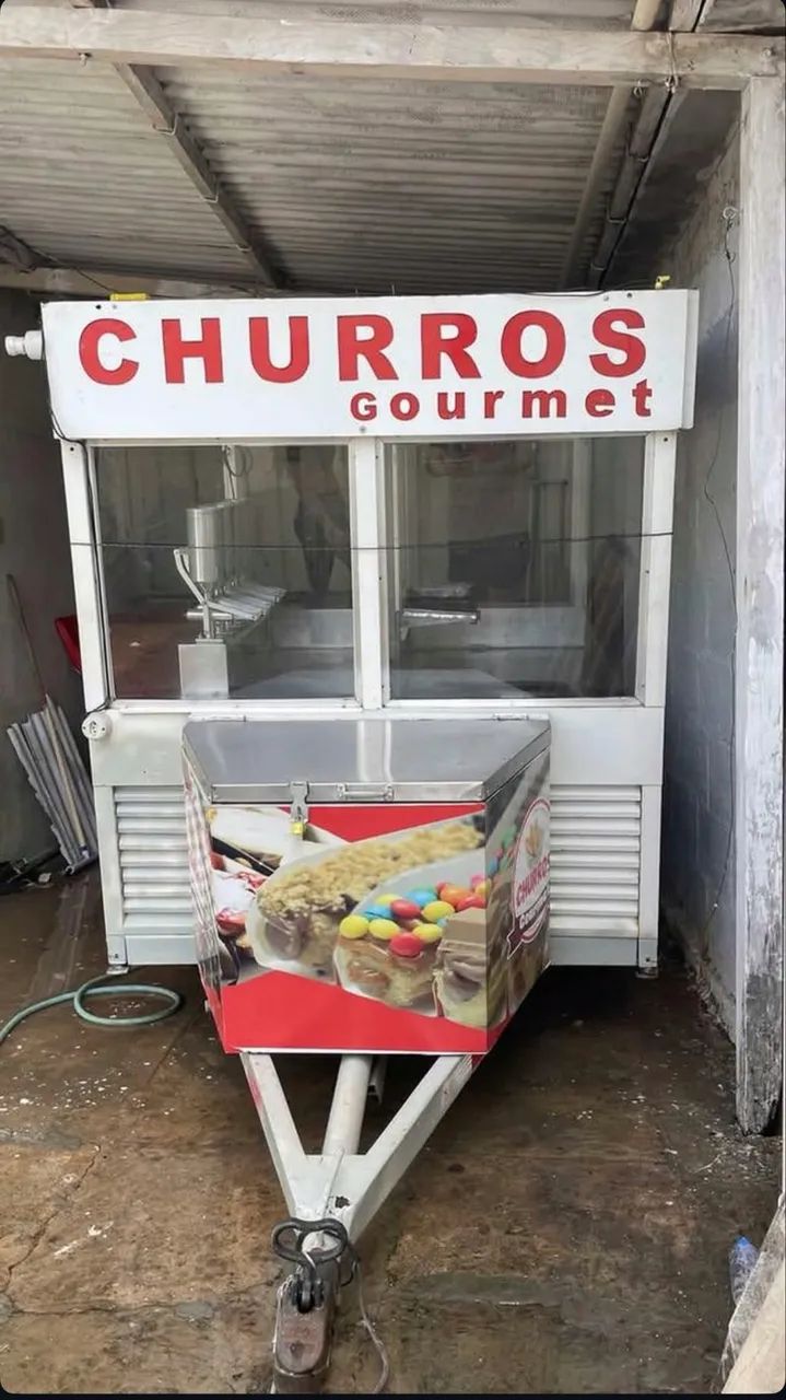 Carretinha de Churros Completa - Pronta para Trabalhar - Foto 2