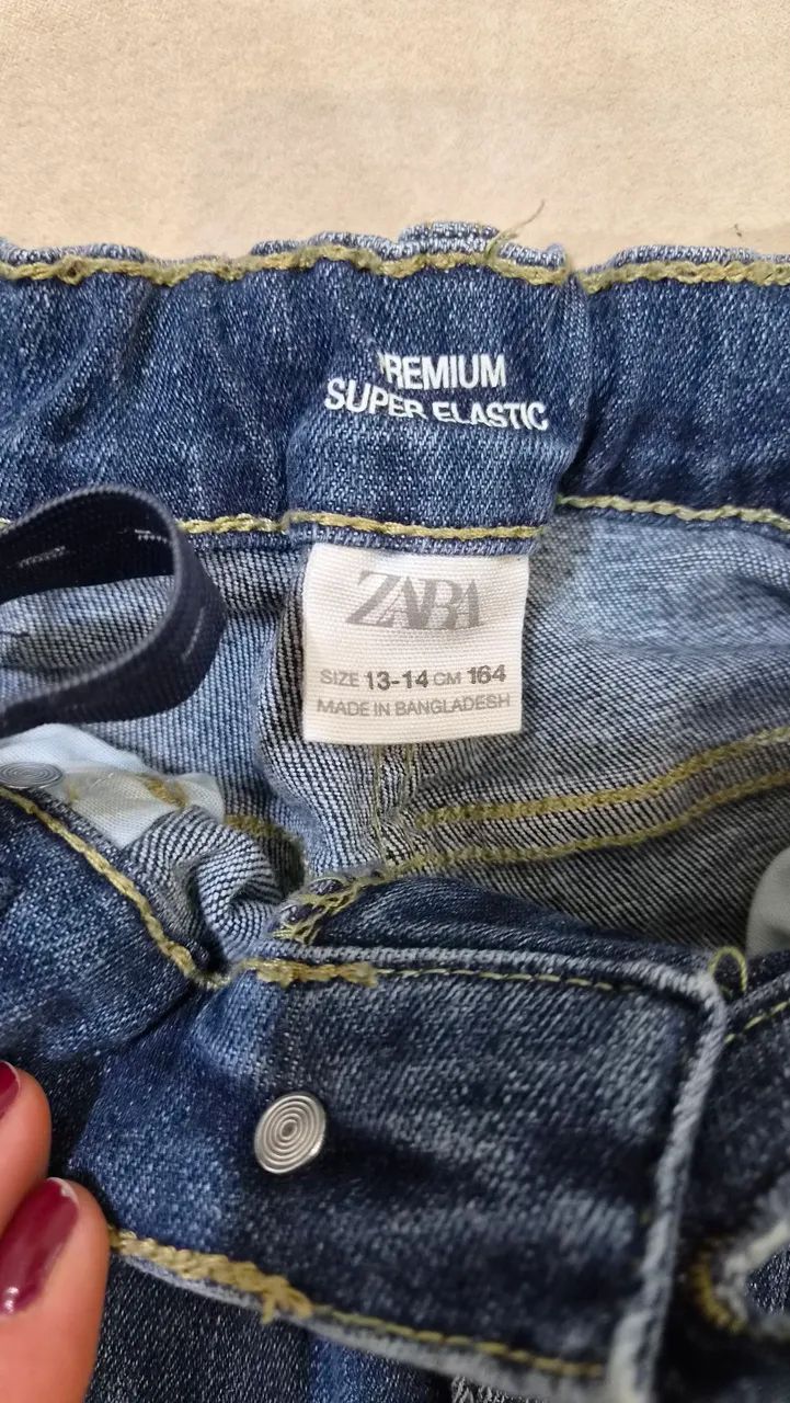 Calça jeans infantil, Zara. - Foto 3