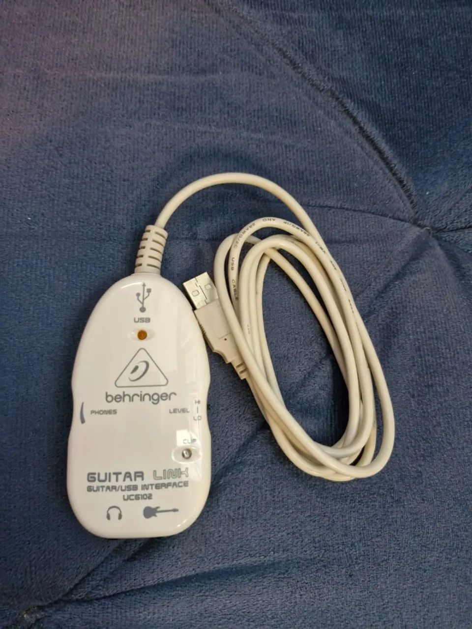 Interface de Áudio USB Behringer Guitar Link UCG102 - Conservada / Envio OLX - Foto 3
