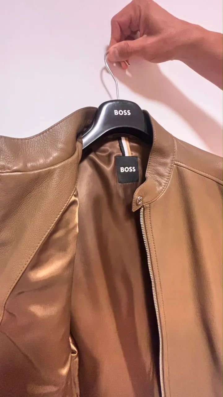 Casaco de Couro Hugo Boss  - Foto 3
