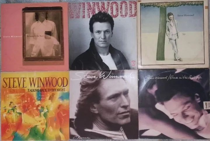 6 LPs Steve Winwood, Rock- 1 importado 