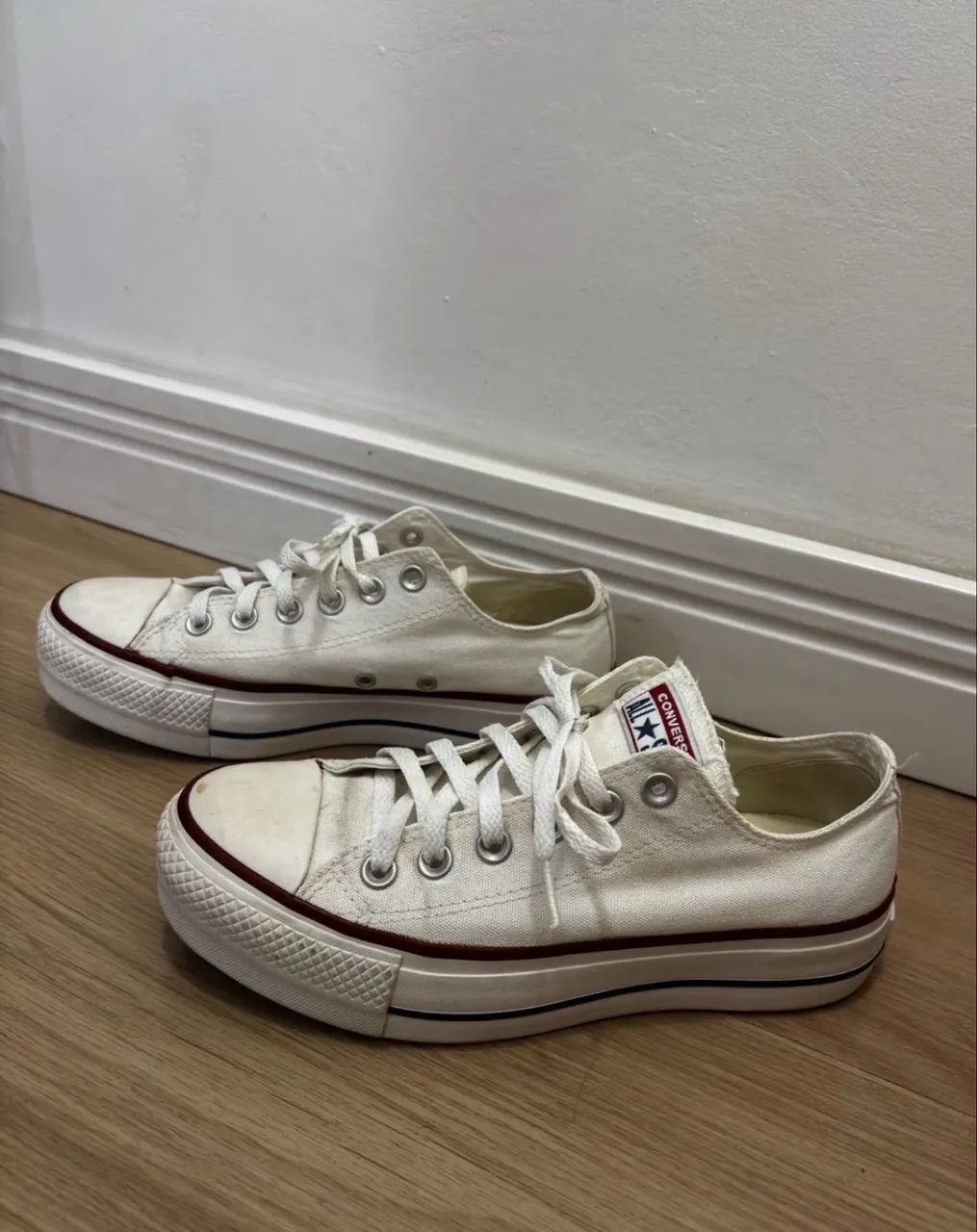 Tênis All Star Plataforma Branco 