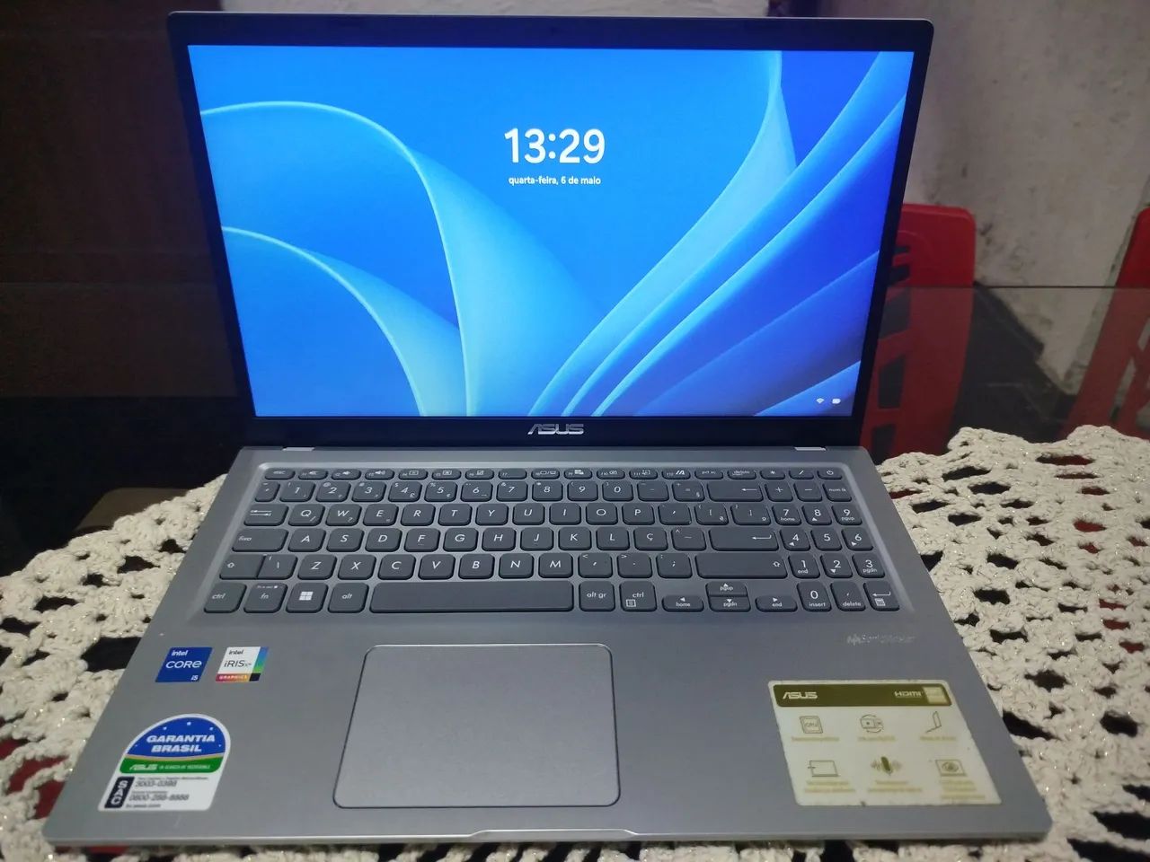 ASUS VivoBook i5 11ª Ger | Intel Iris Xe | 8GB RAM | SSD 256GB