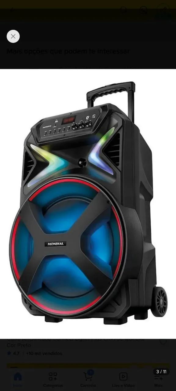 Caixa de som Bluetooth CM700