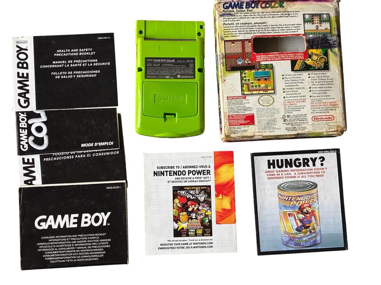 Game Boy Color Kiwi com caixa e manuais - Foto 2
