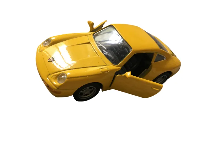 Miniatura 1:24 burago porsche 911 Carrera 1997 lacrada - Hobbies e