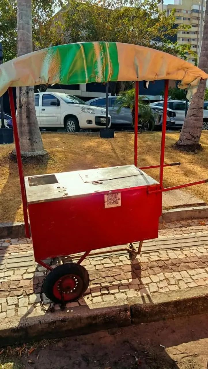 Carrinho de Lanches/Comércio com Cobertura - Usado - Foto 3