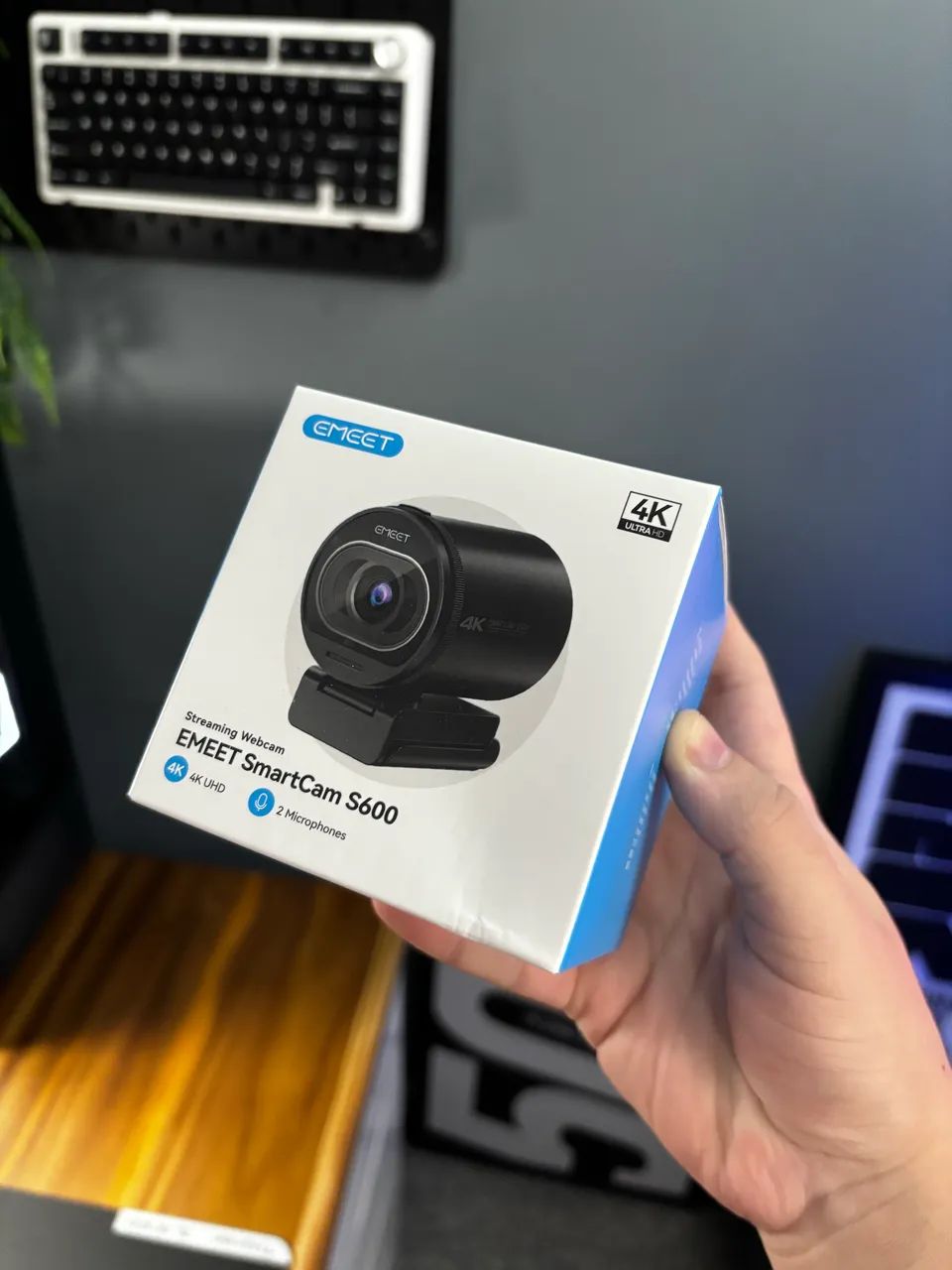 Câmera Emeet S600 4k 