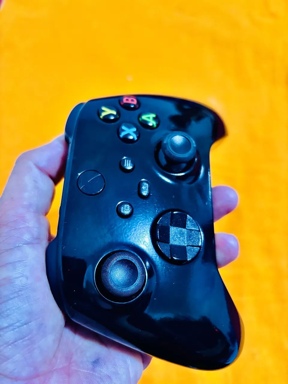 Controle série x/s Xbox one especial black piano analógico sensor hall profissional  - Foto 2