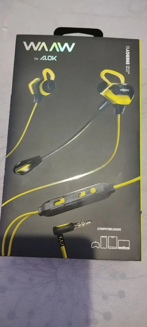 Fone de ouvido alok 