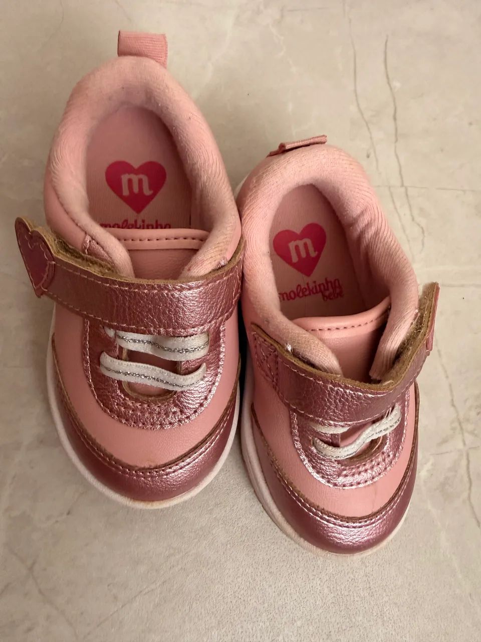 Tênis molekinha com velcro  - Foto 3
