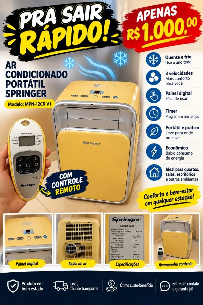 Ar condicionado portátil 